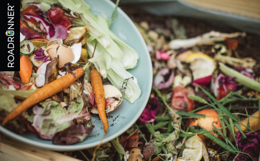 a pile of compostable food influencing the rising food waste solution